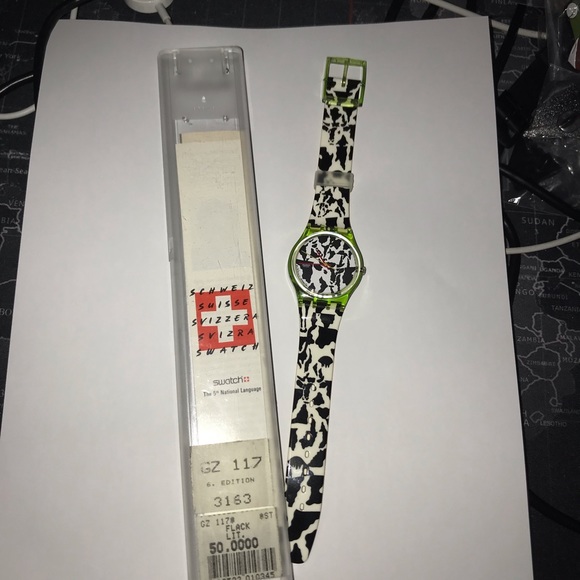 1991 SWATCH WATCH Fläck GZ 117 - Picture 7 of 8